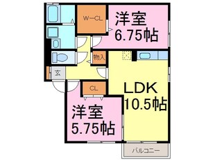 クオーレIの物件間取画像